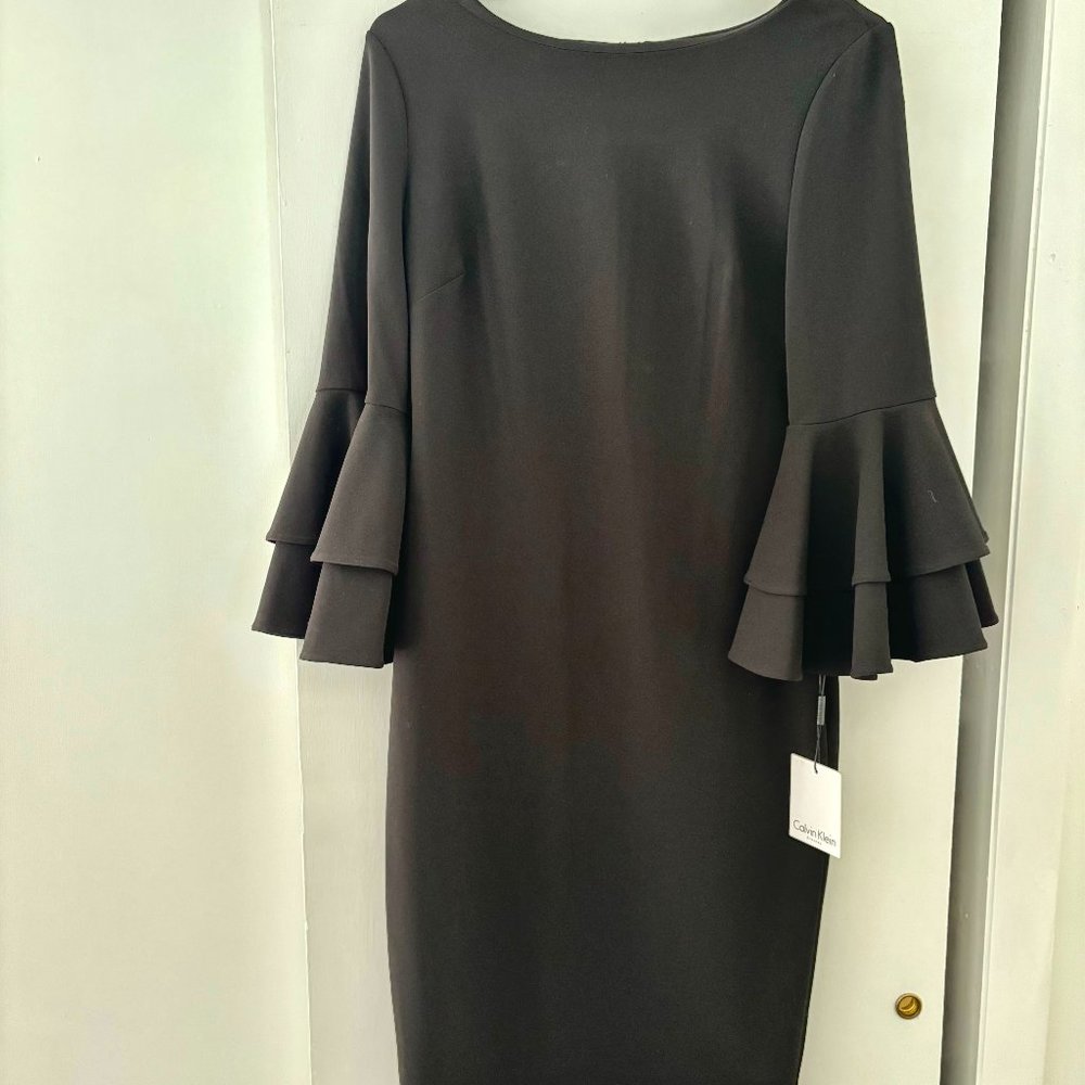 Calvin Klein Peplum Sheath Dress